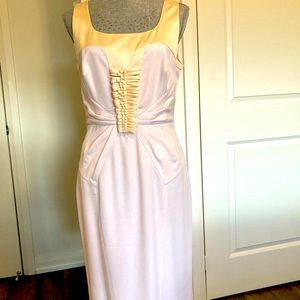 Valentino gorgeous dress, size 10-12, two shades of lovely peach colour
